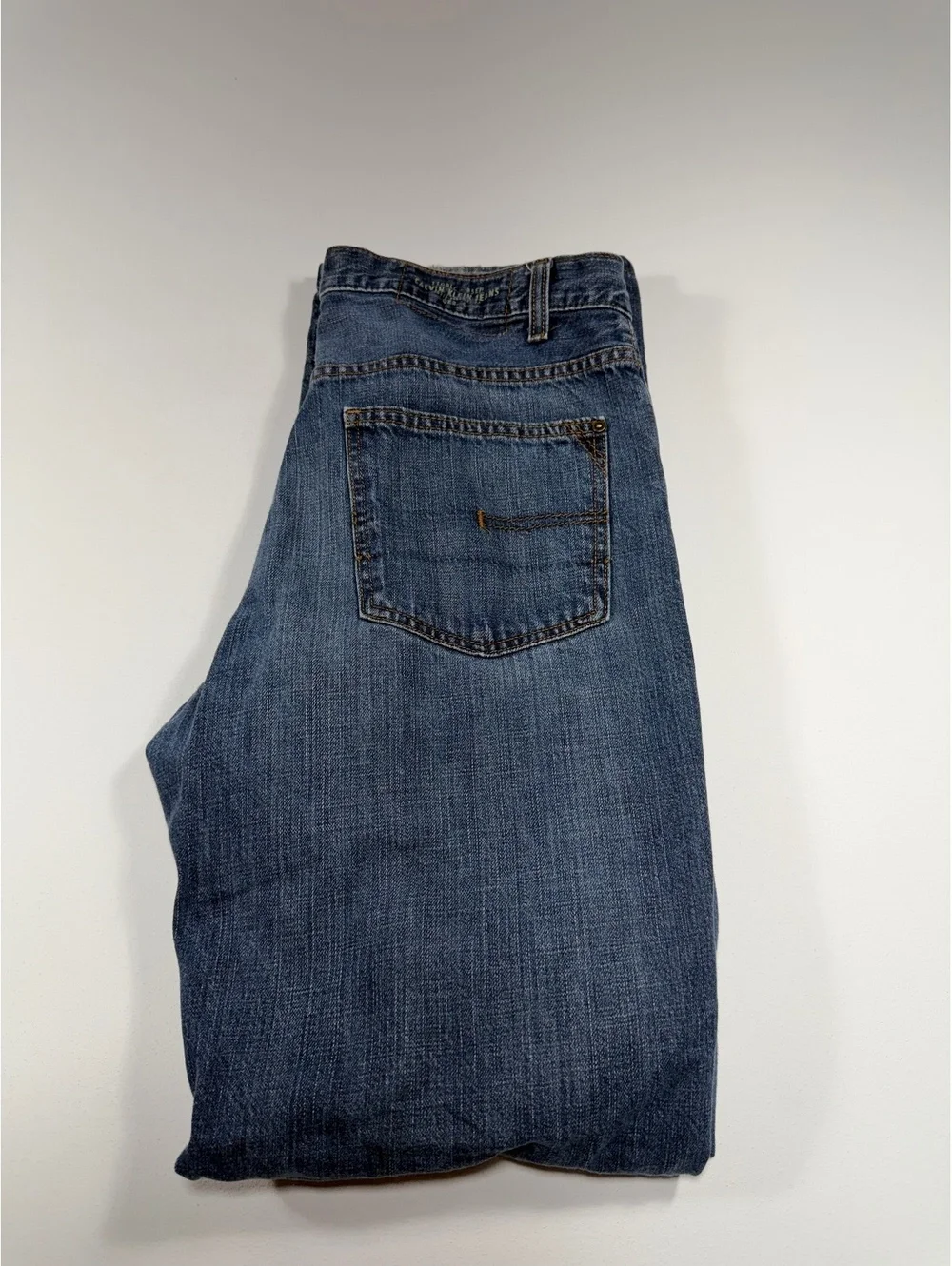 Calvin Klein Jeans Mens 32 Straight Leg Blue Denim Medium Wash Pants